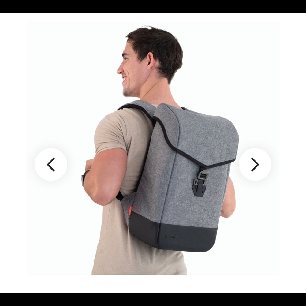 Solgaard Hustle Anti-Theft Backpack with Laptop Sleeve and USB Port